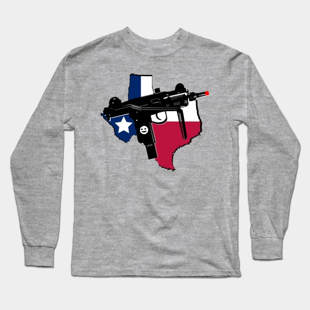 Irreverent Collection: Toy Gun - In Texas you can! n°2 Long Sleeve T-Shirt by Biagiode-kd